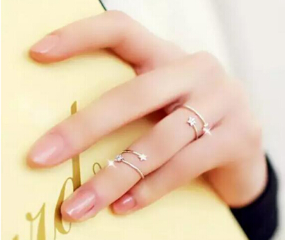 国外流行的时尚戒指戴法